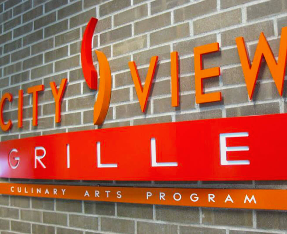 City View Grille sign.