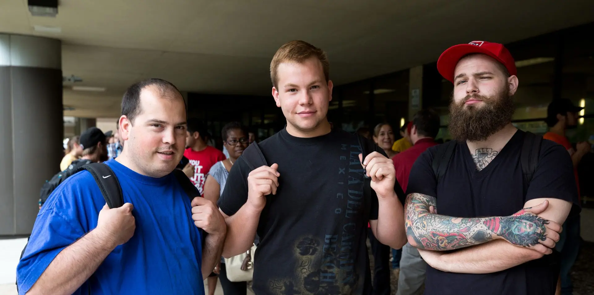 Photo of students on campus.