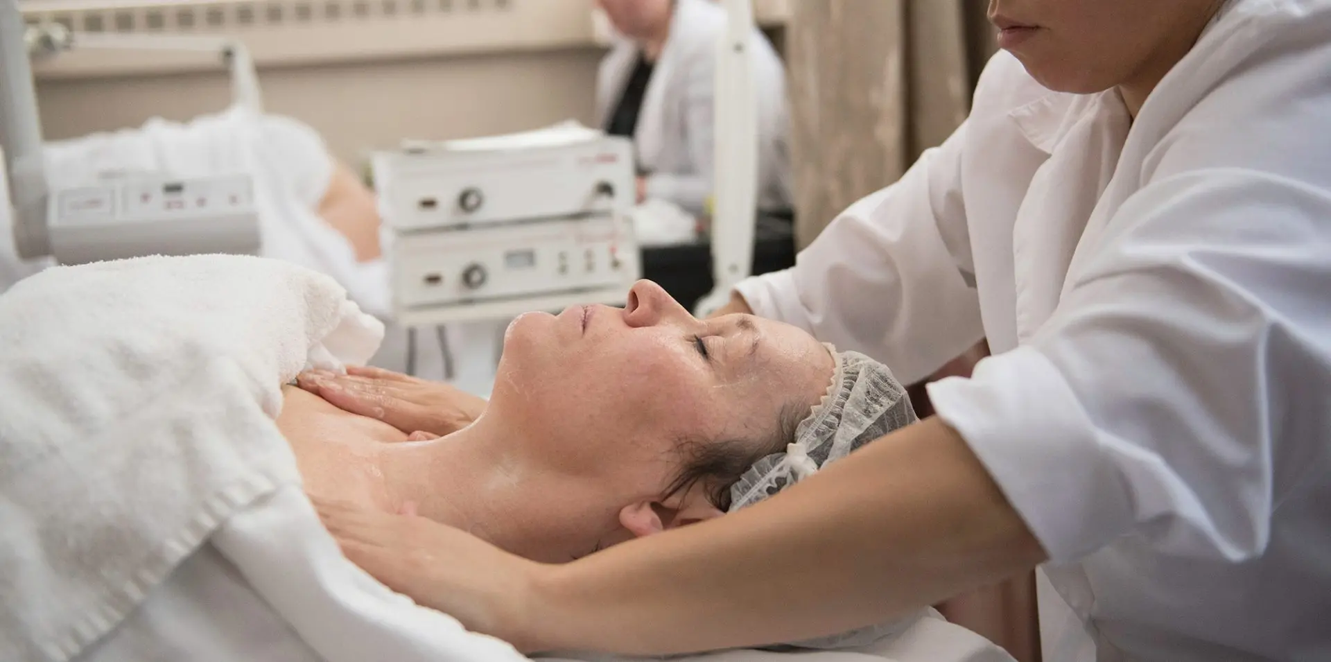 Photo of students in class.