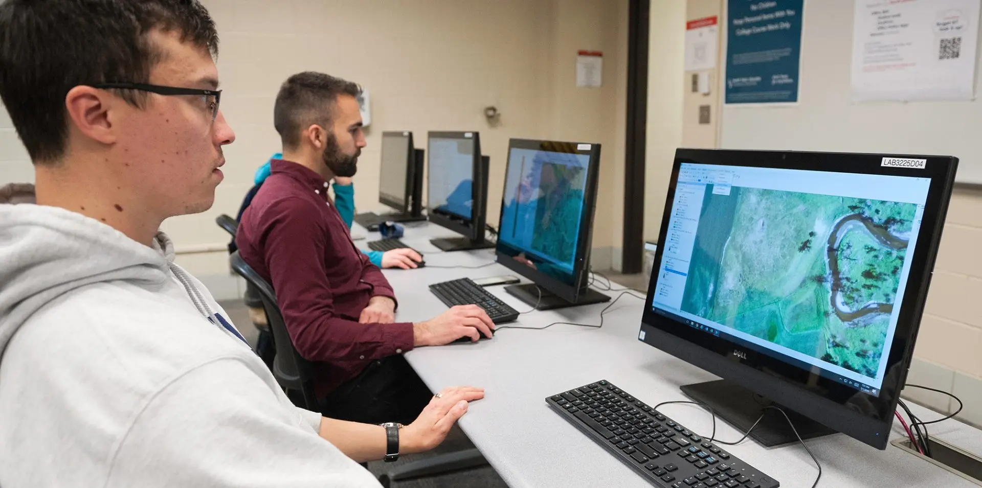 Photo of students in class.