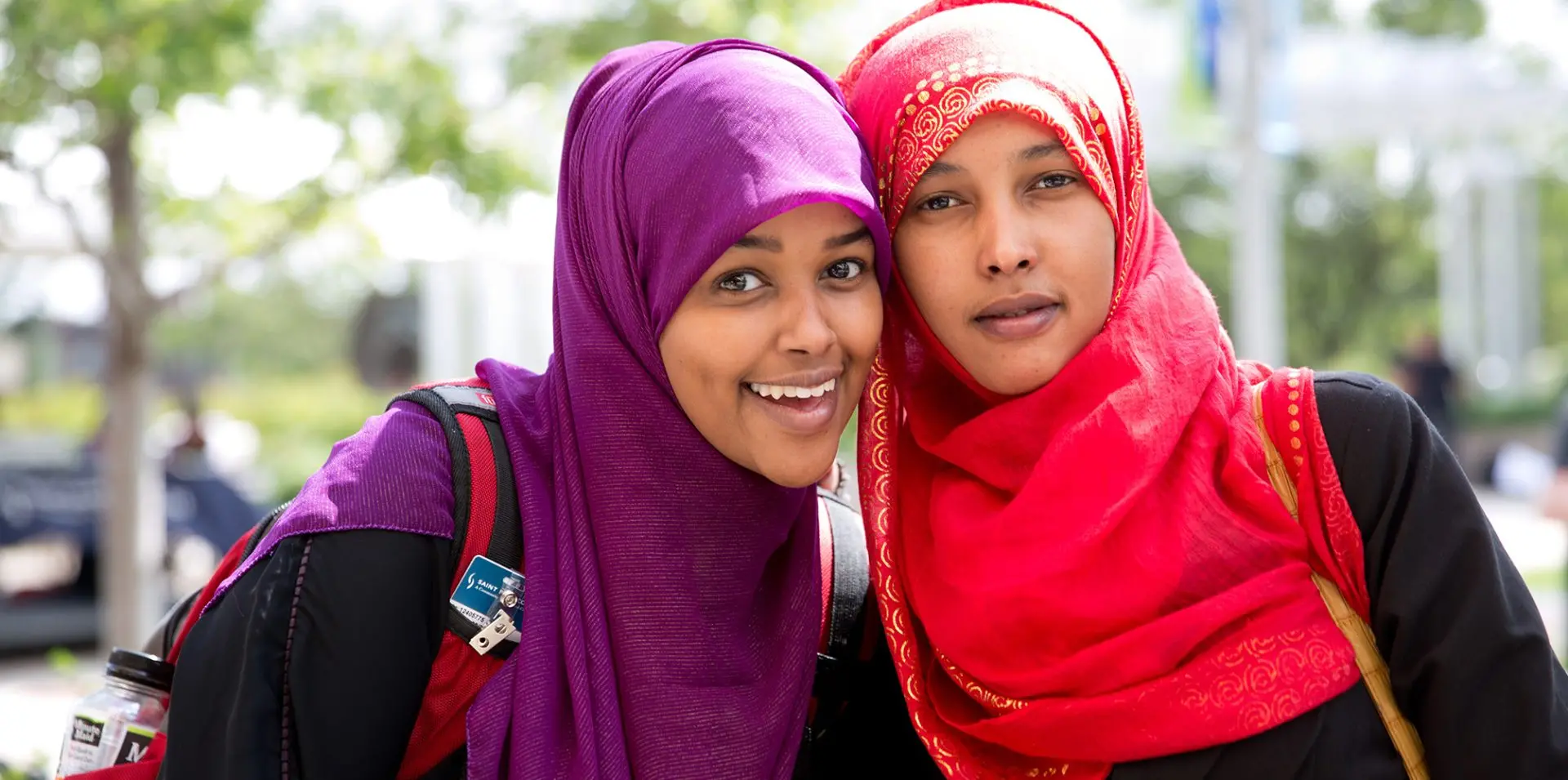 Photo of students on campus.