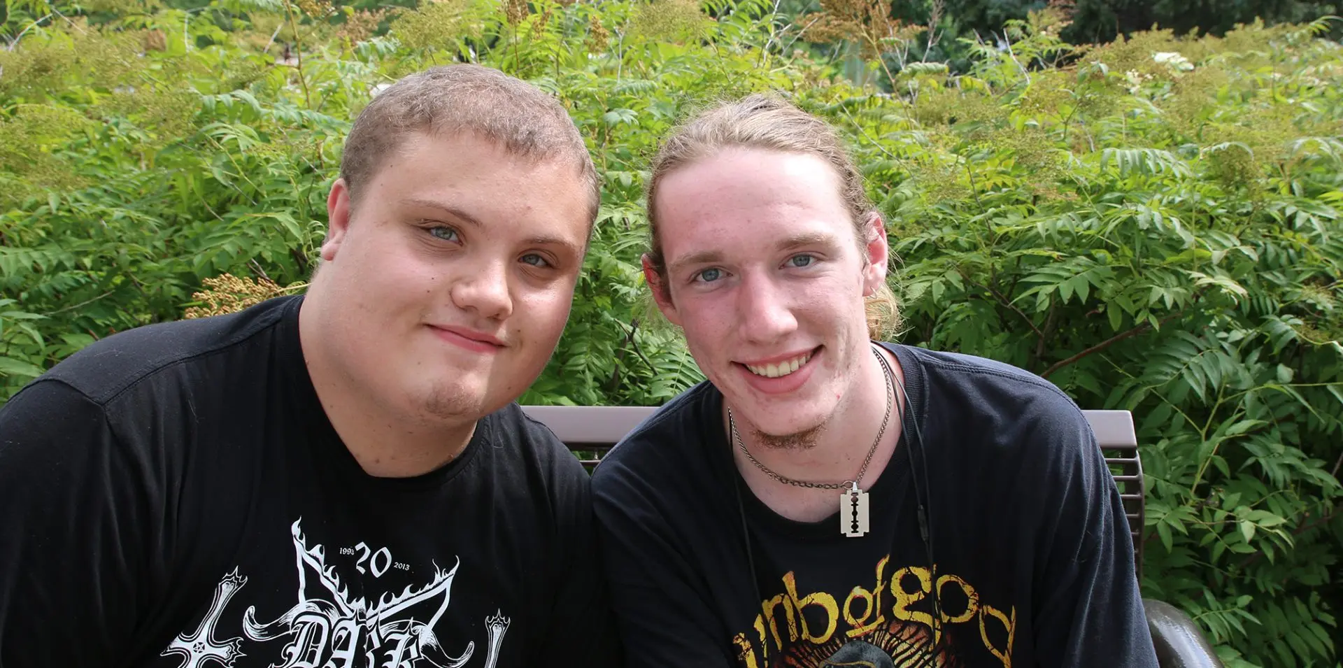 Photo of students on campus.