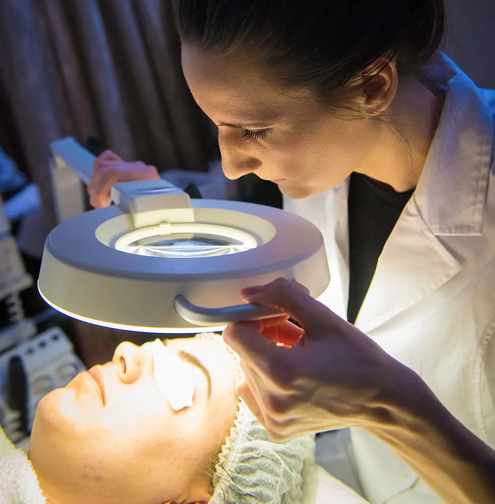 Photo of students in class.