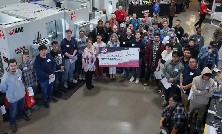 CNC students photographed together