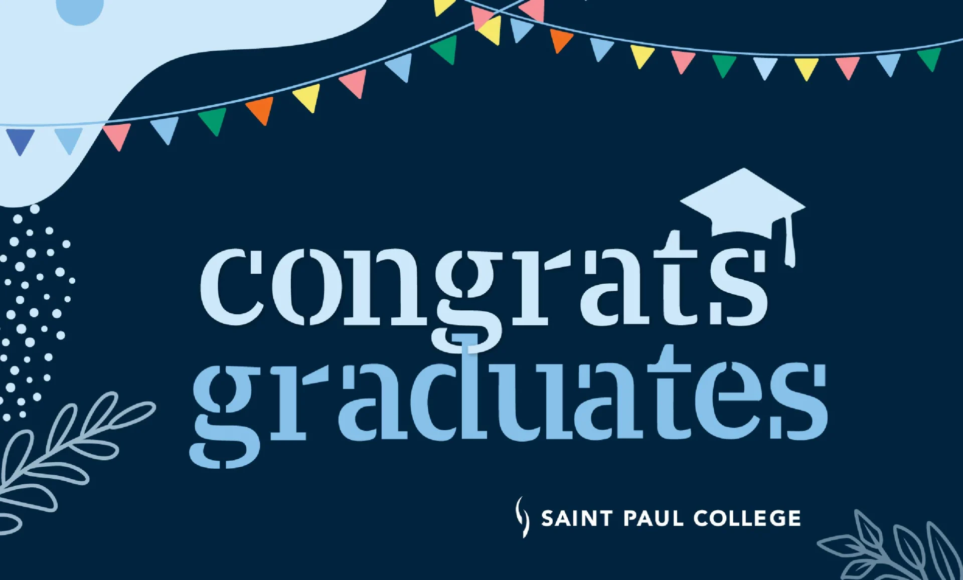 Congrats Graduates graphic