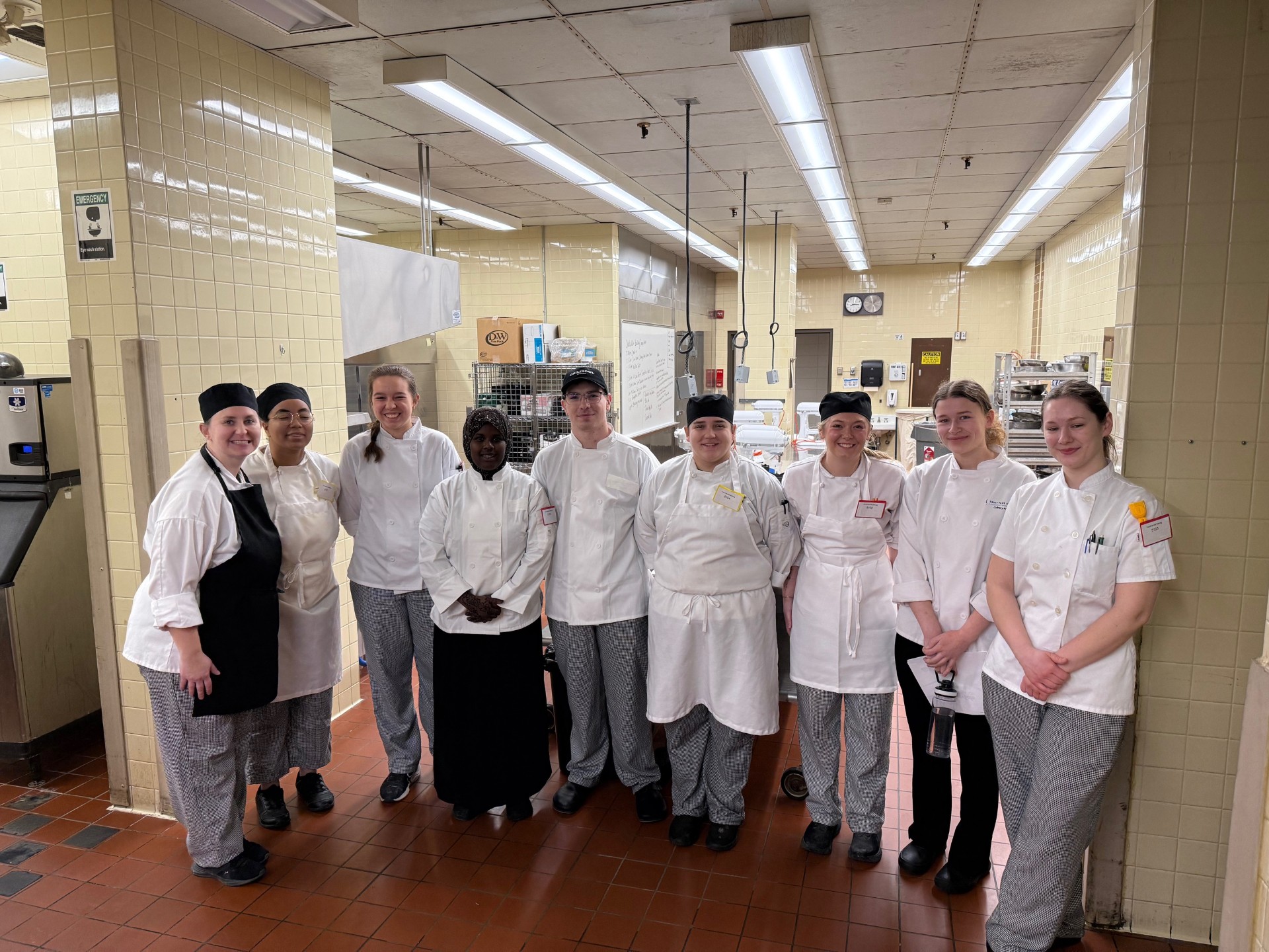 SkillsUSA Culinary students in a kitchen