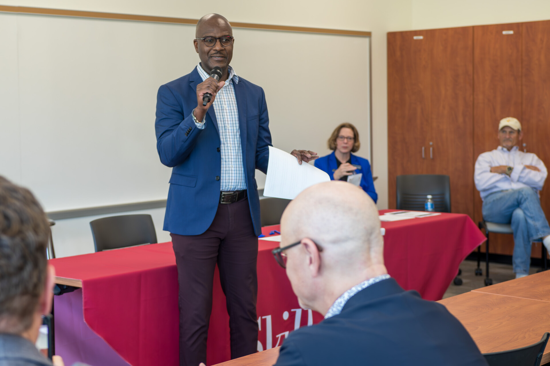 Garfield A. Bowen speaking