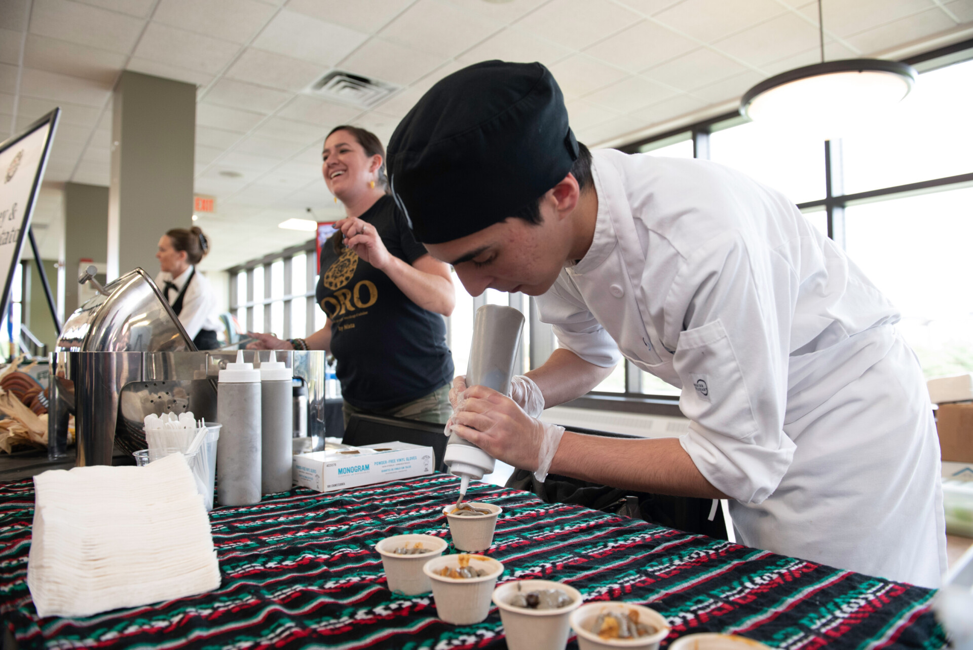 chef plating chili
