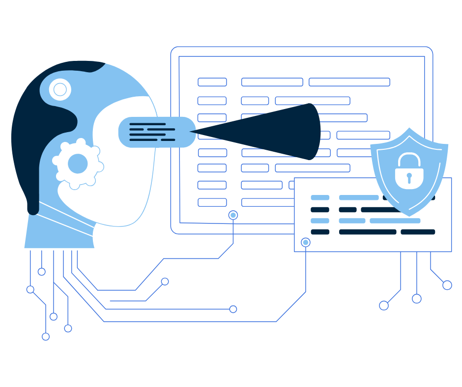 Illustration of Identity Theft and Security