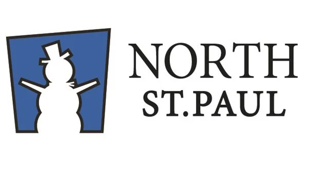 Snowman logo | TEXT: North St. Paul