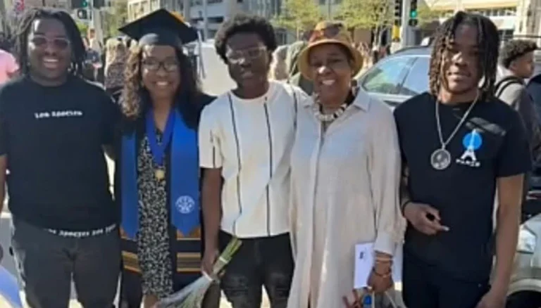 Cecelia Washington and family