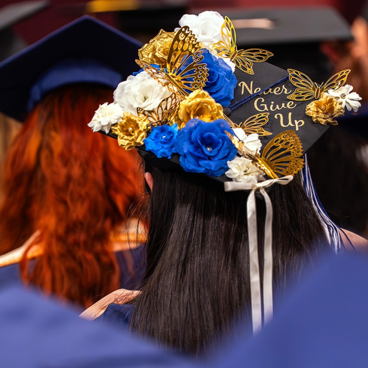 Top of student's cap at the 2026 Graduation Ceremony