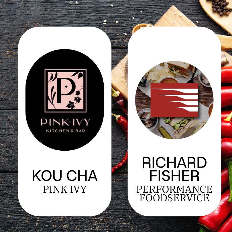 Kou Cha (Pink Ivy), Richard Fisher (performance foodservice)